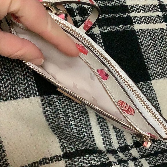 Kate Spade pink gift printed tinie wristlet wallet - Picture 5 of 9